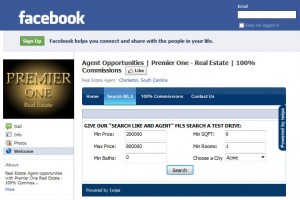Facebook app – “Search Like an Agent”